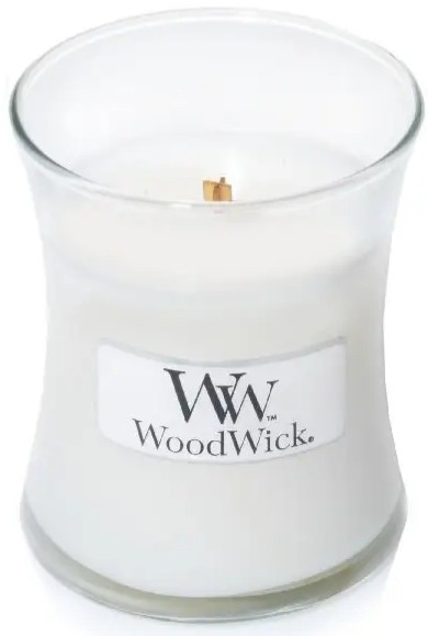 Ароматична свічка з ароматами жасмину Woodwick Mini White Tea & Jasmine 85 г Ароматична свічка з ароматами жасмину Woodwick Mini White Tea & Jasmine 85 г